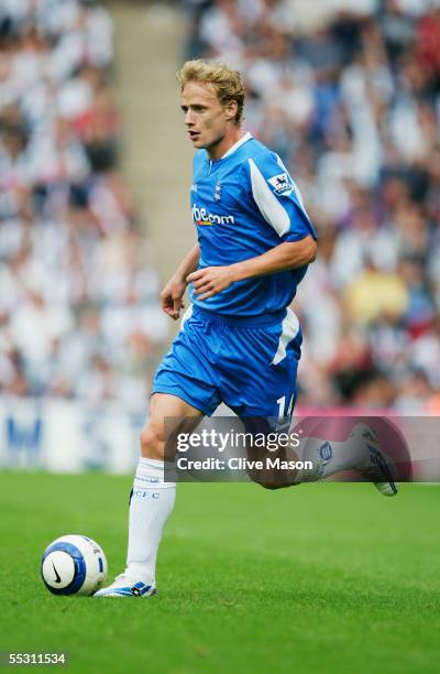 Jiri Jarosik of Birmingham City in action during the FA Barclays Premiership match between West Bromwich Albion and Birmingham City at The Hawthorns,...