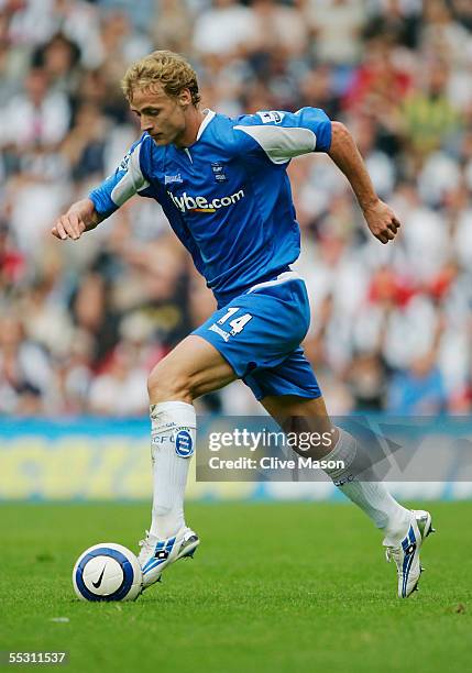 Jiri Jarosik of Birmingham City in action during the FA Barclays Premiership match between West Bromwich Albion and Birmingham City at The Hawthorns,...