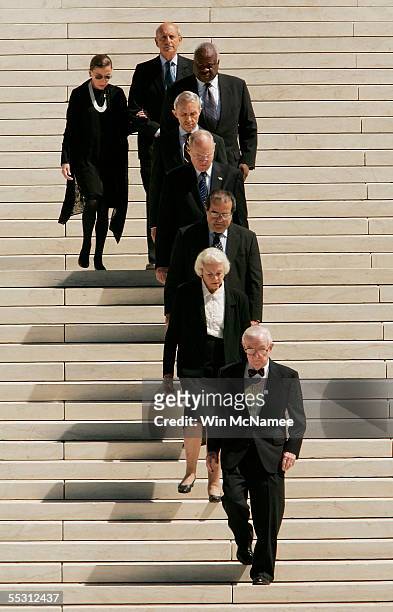 Members of the U.S. Supreme Court, Justice Stephen Breyer, Justice Ruth Bader Ginsburg, Anthony Clarence Thomas, Justice David Souter, Justice...