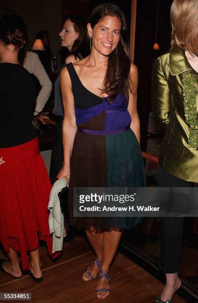 Former VP of Prada, Katherine Ross, attends a Harper's Bazaar party hosted by Glenda Bailey on September 7, 2005 in New York, NY.