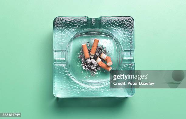 giving up smoking - stubs stock pictures, royalty-free photos & images