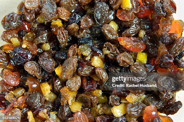 dried fruit soaking - drenched stock pictures, royalty-free photos & images