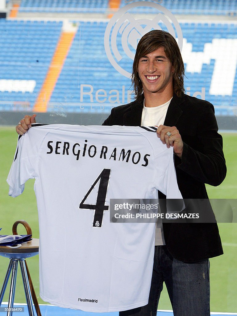 Real Madrid's new Spanish signing Sergio