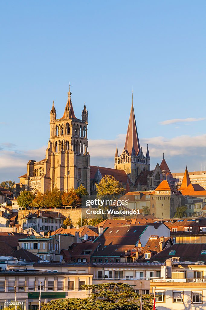 Switzerland, Lausanne, cathedral Notre-Dame