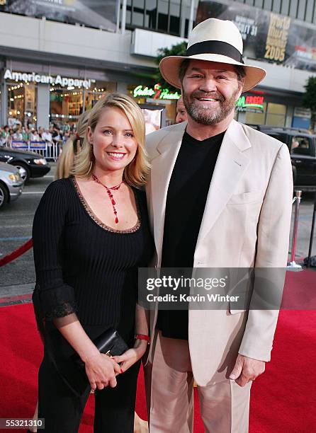 Musician Mickey Dolenz and his daughter Ami Dolenz arrive at the premiere of DreamWorks Picture's "Just Like Heaven" at the Chinese Theater on...