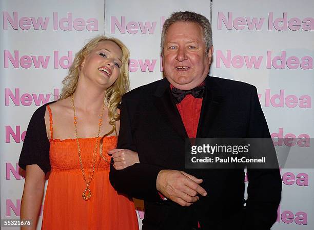 Personality John Wood and wife attend the Dancing With New Idea Party at Cargo Bar September 8, 2005 in Sydney, Australia.