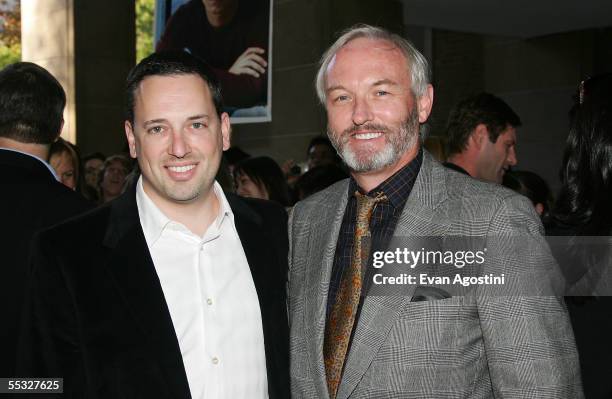 Producer David Sacks and writer Christopher Buckley attend the "Thank You For Smoking" premiere at the 2005 Toronto International Film Festival...