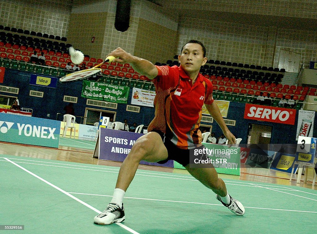 Indonesian badminton player Sony Dwi Kun