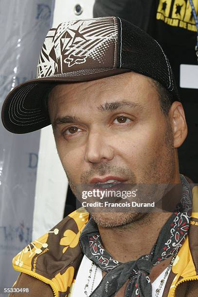 Photography and director, David LaChapelle, poses at photocall for Rize at the 31st Deauville Festival Of American Film on September 10, 2005 in...