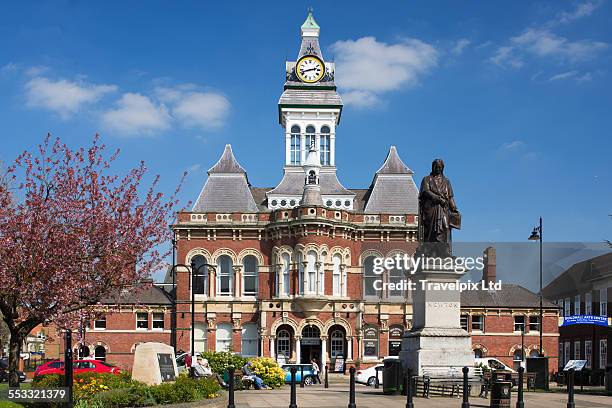 grantham town hall, grantham - grantham lincolnshire stock pictures, royalty-free photos & images