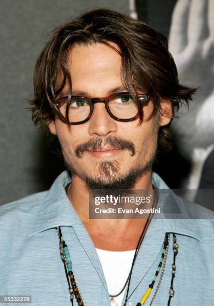 Actor Johnny Depp participates in a press conference for Tim Burton's "Corpse Bride" during the 2005 Toronto International Film Festival September...