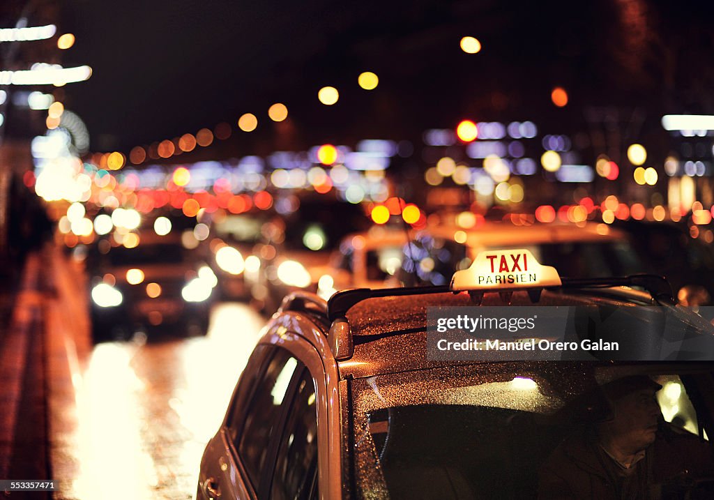 Paris taxi driver