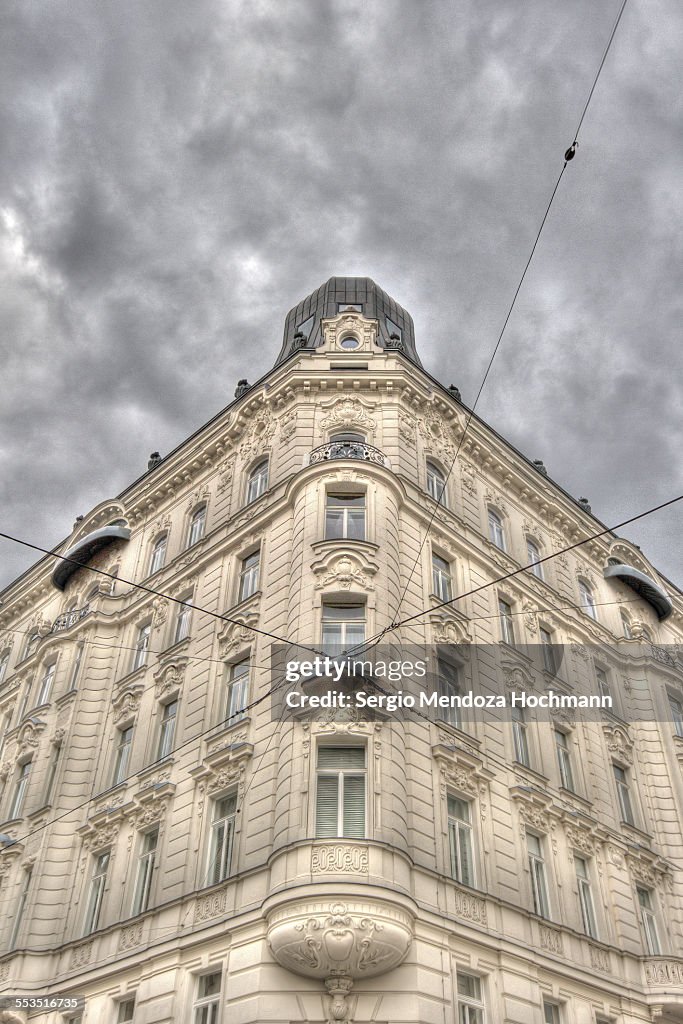 A classical building in Vienna, Austria