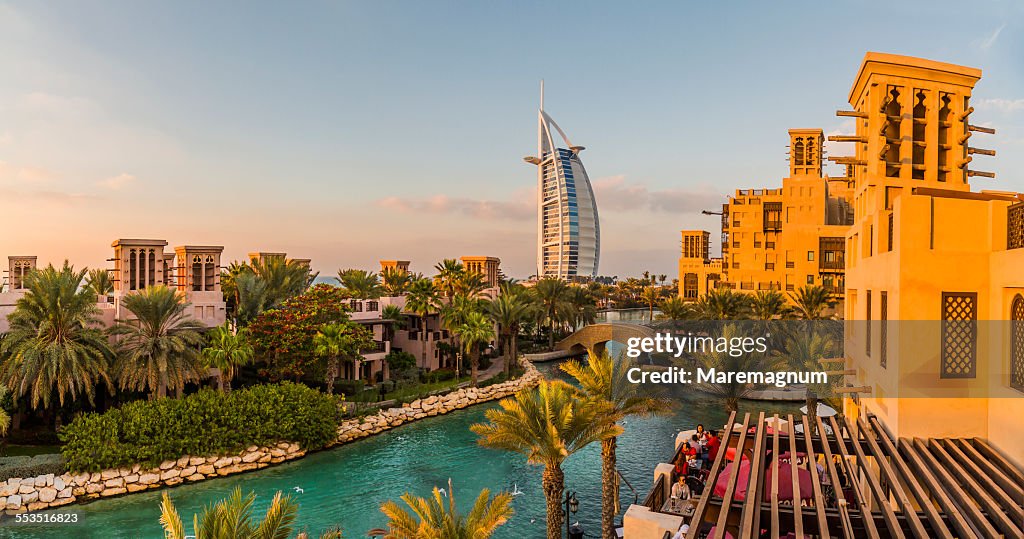 Jumeirah, Burj al-Arab from Medinat Jumeirah