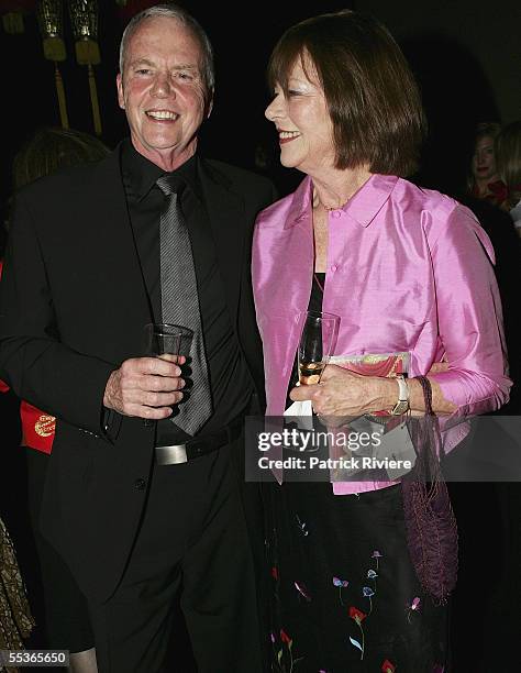 Doctor Antony Kidman and his wife Janelle Kidman attend "Behind The Red Curtain" a charity evening held to raise funds for the Australian Theatre for...
