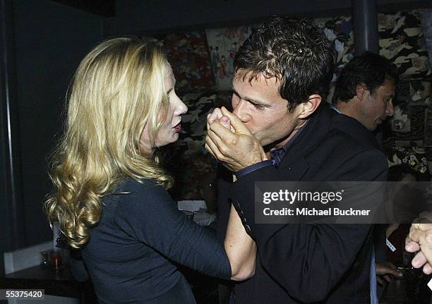 Actress Anne Heche and actor Dyland Walsh attend FX Networks 3rd Season Premiere Screening of "Nip/Tuck" September 10, 2005 at the El Capitan Theatre...