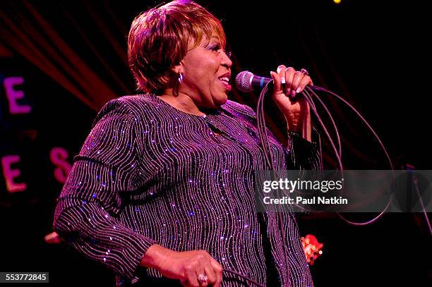 American Blues singer Denise Lasalle performs onstage during a Koko Taylor Benefit at the House of Blues, Chicago, Illinois, November 19, 2006.