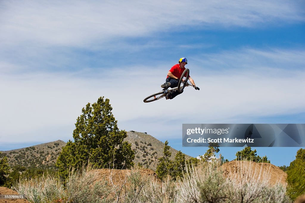 Mountain biker, Washoe County, Nevada