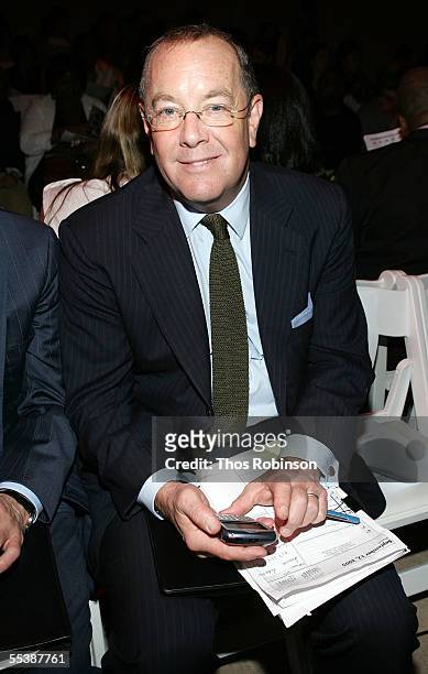 Ron Frasch attends the Cynthia Steffe Spring 2006 fashion show during Olympus Fashion Week at Bryant Park September 12, 2005 in New York City.