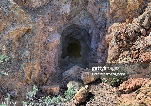 old mine - uranium mine stock pictures, royalty-free photos & images