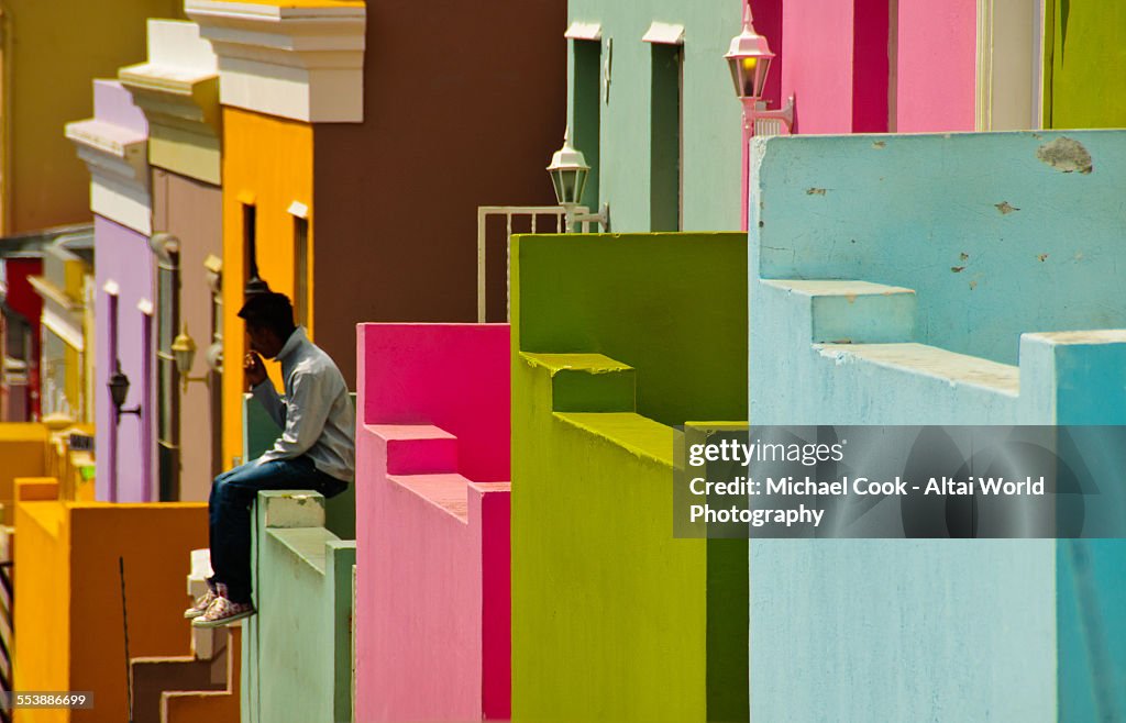 Houses in Bo-Kaap, Cape Town, South Africa