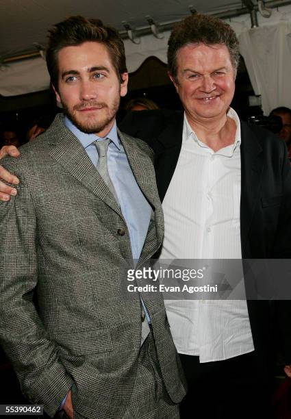 Actor Jake Gyllenhaal and director John Madden attend the gala premiere of "Proof" at Roy Thomson Hall during the 2005 Toronto International Film...