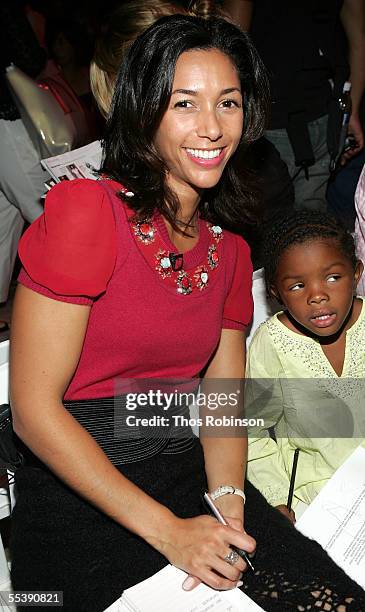 Namwell Delaney attends the Cynthia Steffe Spring 2006 fashion show during Olympus Fashion Week at Bryant Park September 12, 2005 in New York City.