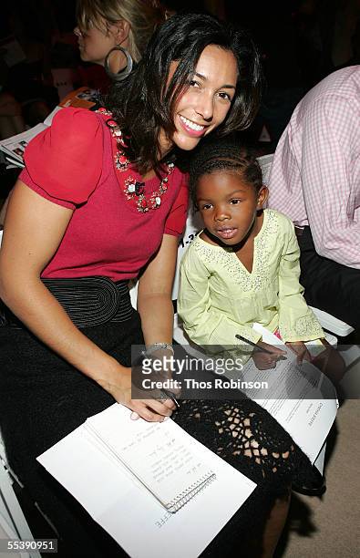 Namwell Delaney attends the Cynthia Steffe Spring 2006 fashion show during Olympus Fashion Week at Bryant Park September 12, 2005 in New York City.