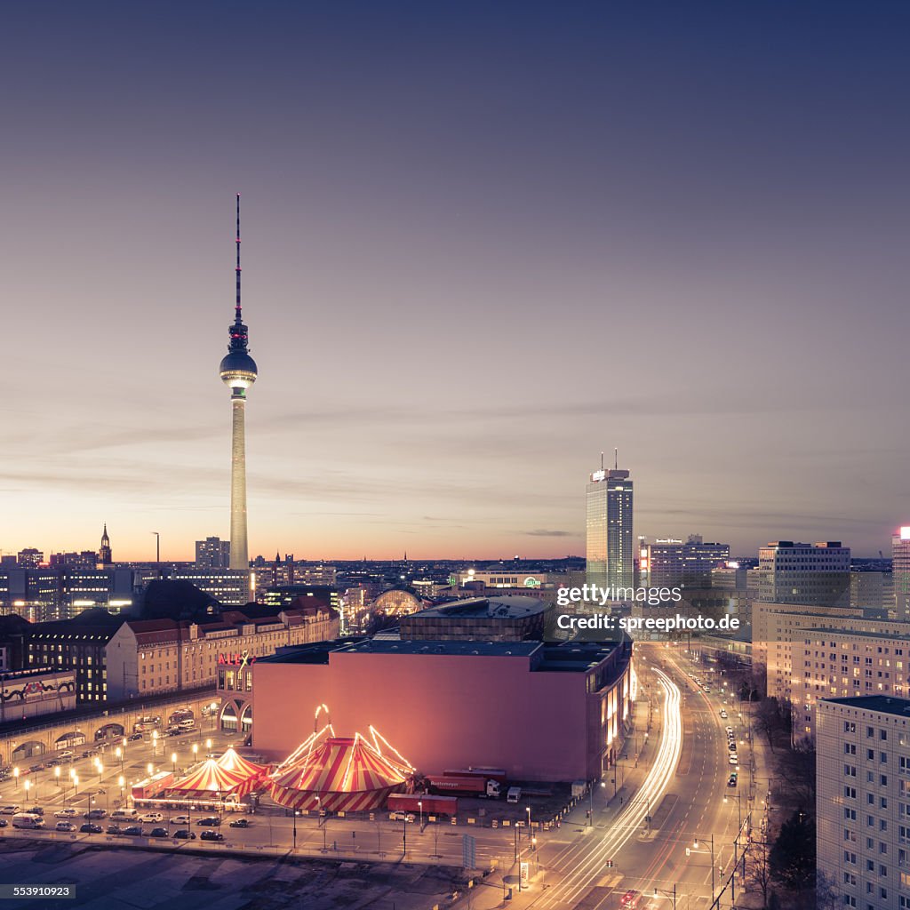 Berlin skyline with fernsehturm