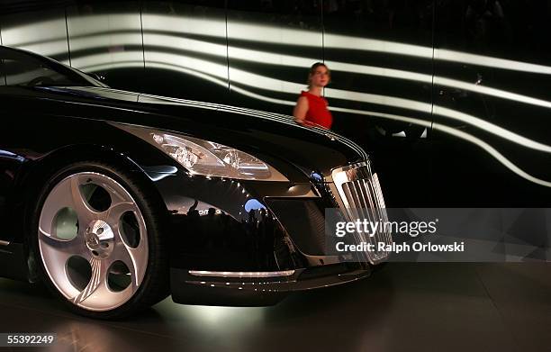 Maybach concept car "Exelero" is displayed at the 61st international motor show on September 13, 2005 in Frankfurt, Germany. About one million...