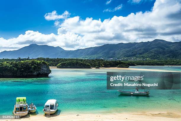 kabira bay, ishigaki island - okinawa prefecture stock pictures, royalty-free photos & images