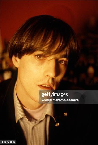 Sonic Boom of Spacemen 3, portrait, Rugby, United Kingdom, 1991.