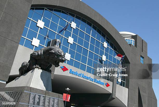 Carolina Panthers New Scoreboard Stock Photo - Download Image Now - Bank of America  Stadium, Blue, Built Structure - iStock