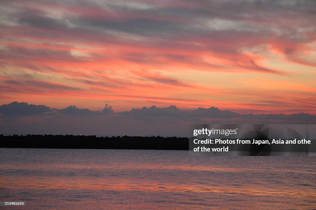 Morning Glow at Beppu Bay