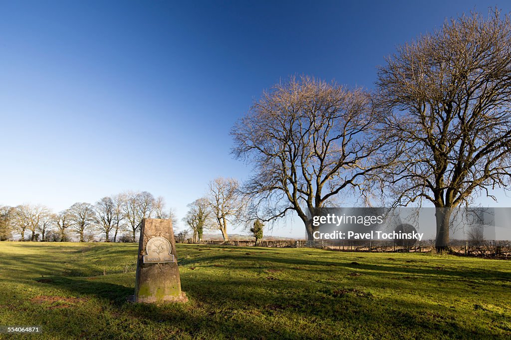 Dover's Hill on the Cotswold Way track