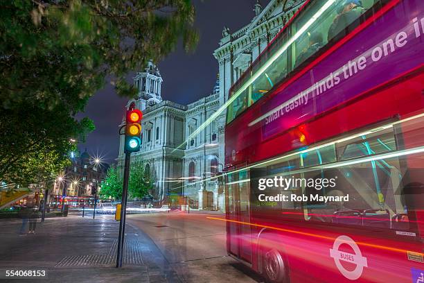 london bus - traffic signal stock pictures, royalty-free photos & images