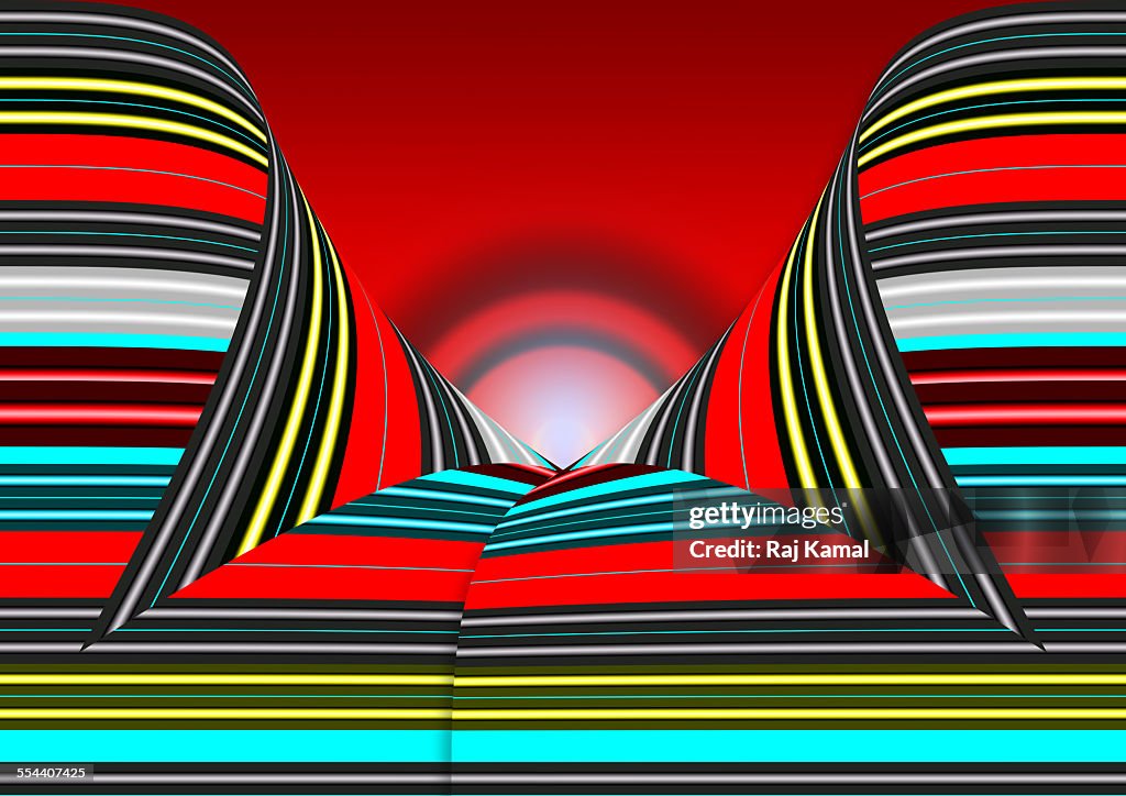 Folding Lines Pattern Vector Concept Format High-Res Vector Graphic ...