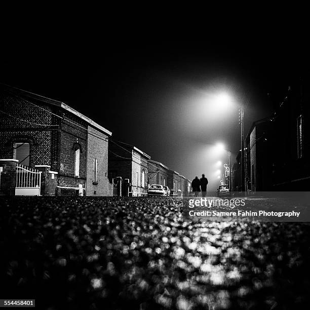 walking in the night - douai stock pictures, royalty-free photos & images