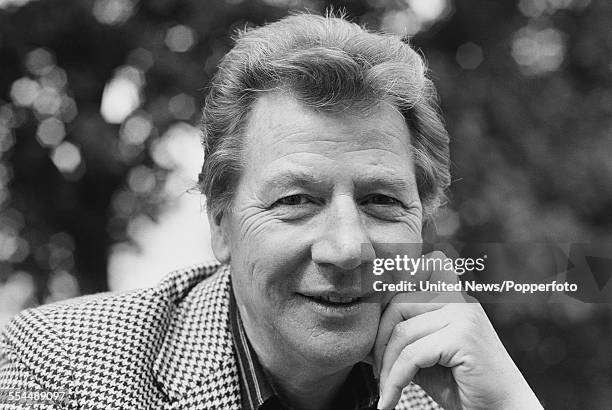 English singer and actor, Max Bygraves in London on 21st August 1983.