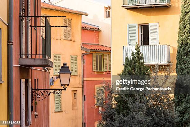 streets of nice - saint paul de vence stock-fotos und bilder