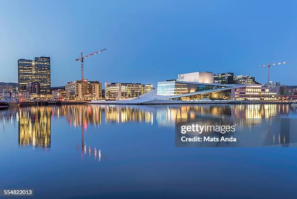 oslo cityscape, norway - oslo skyline fotografías e imágenes de stock