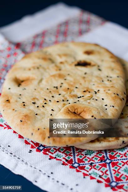 naan bread - hungarian embroidery stock pictures, royalty-free photos & images