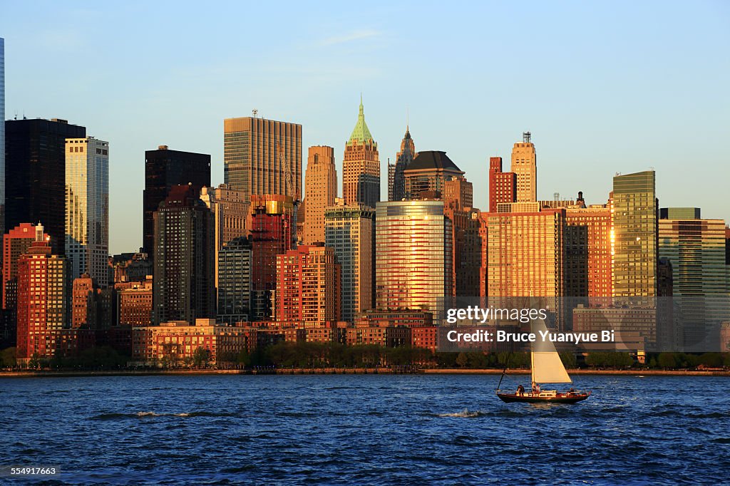 Lower Manhattan skyline