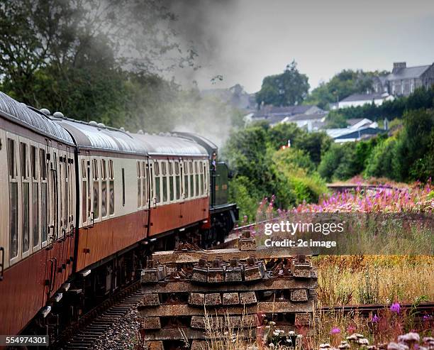 train views - bodmin railway stock pictures, royalty-free photos & images