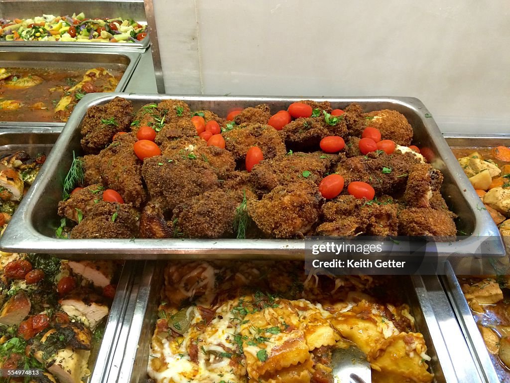 Steam Table Buffet Dishes