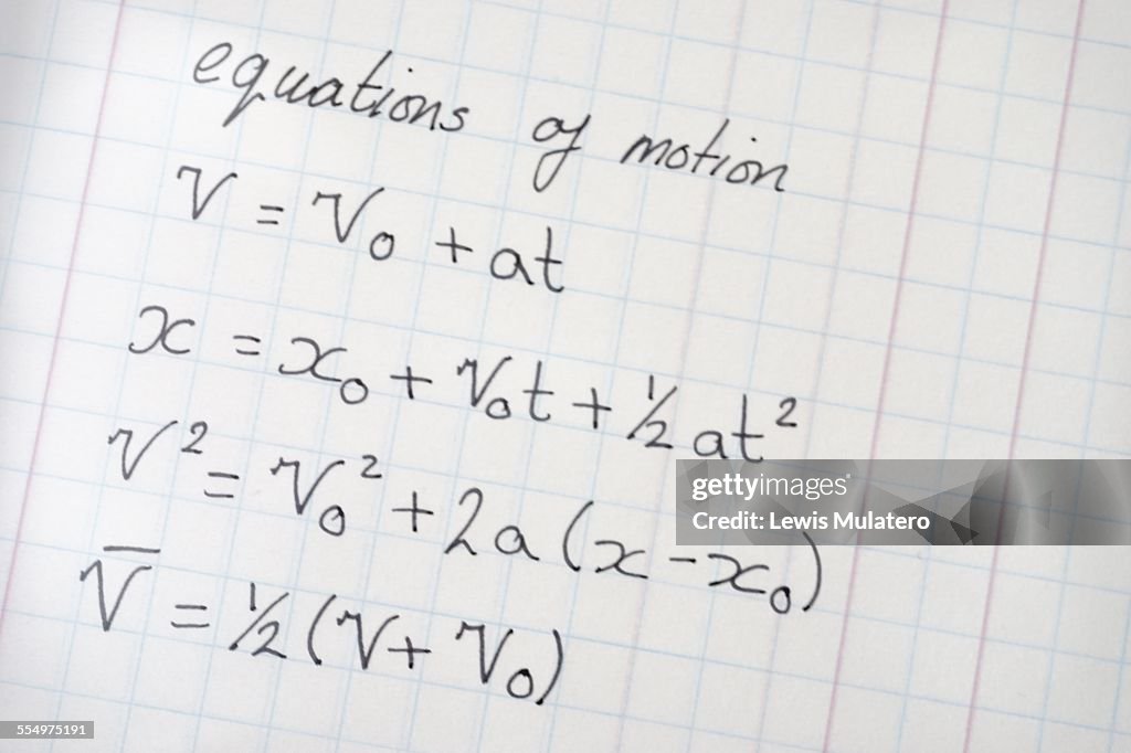 Math Equations High-Res Stock Photo - Getty Images