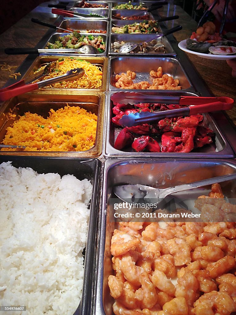 Steam Table Buffet Dishes