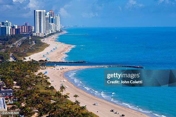 miami beach, florida - miami beach stock-fotos und bilder