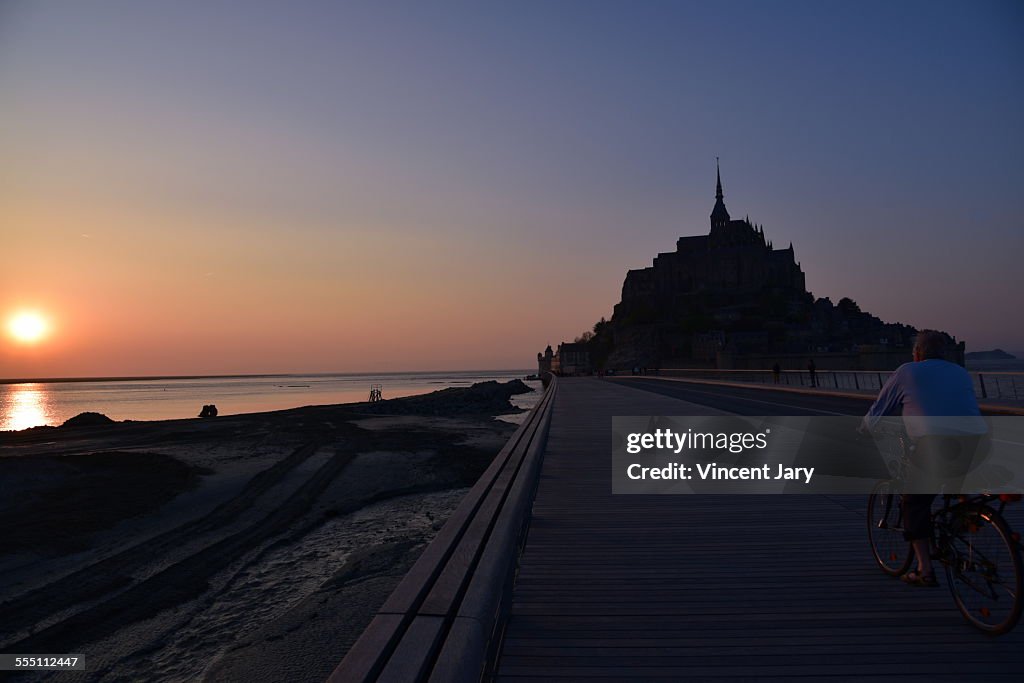 Mont Saint Michel bridge