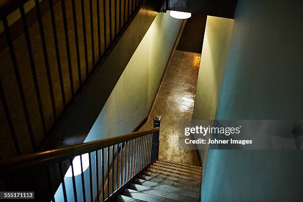 empty staircase - east village stock-fotos und bilder